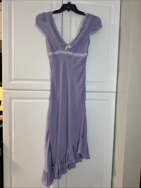 Kimchi Blue Other - Kimchi Blue Lavender Lace-Trim Slip Dress